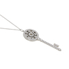Tiffany & Co.Platinum Diamond Keys Petals Pendant #2