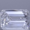 1.05 ct. Emerald Cut Halo Ring, D, VVS1 #2