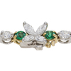 Tiffany & Co. 18k and Platinum Diamond and Emerald  Victoria Riviera Necklace. #3
