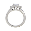 1.03 ct. Princess Cut 3 Stone Ring, E, SI1 #4