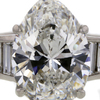 4.37 ct. Pear Cut Solitaire Ring #4