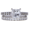 1.21 ct. Princess Cut Bridal Set Ring, E, SI1 #3
