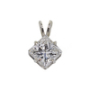 1.52 ct. Princess Cut Pendant Necklace, F, VS2 #3