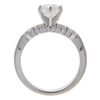 0.9 ct. Round Cut Bridal Set Ring, F, VS2 #3