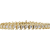 Round Cut Tennis Bracelet, G-H, VS2-SI1 #1