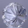 4.00 ct. Round Cut 3 Stone Ring, G, SI1 #2