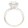 1.05 ct. Round Cut Halo Ring, H, SI2 #3