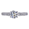 1.01 ct. Round Cut Solitaire Ring, G, SI1 #3