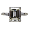 4.30 ct. Emerald Cut 3 Stone Ring, L, VS1 #3