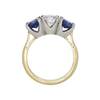 1.09 ct. Round Cut 3 Stone Ring, G, SI2 #4