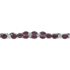 Ruby And Diamond Tennis Bracelet By Oscar Friedman In Platinum #1