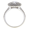 0.97 ct. Round Cut Halo Ring, G, I1 #2