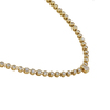 Jewelry set- Diamond 18k Riviera Necklace & 18k Yellow Gold Tennis Bracelet #4