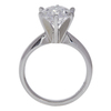 2.14 ct. Round Cut Solitaire Ring, D, SI2 #4