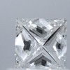 0.87 ct. Princess Cut Solitaire Ring, F, SI2 #2