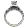 1.11 ct. Princess Cut Bridal Set Ring, H-I, I1 #2