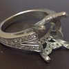 5.00 ct. Princess Cut Bridal Set Ring #4