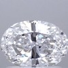 0.91 ct. Oval Cut Solitaire Ring, D, SI2 #1