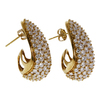 Hammerman Brothers, Diamond & 18KT Yellow Gold Earrings, H-I, VVS1-VVS2 #2