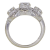 1.0 ct. Round Cut 3 Stone Ring, D, SI1 #2