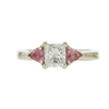 0.71 ct. Princess Cut Bridal Set Ring, F-G, VS1 #2