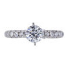 1.00 ct. Round Cut Solitaire Ring, F, SI1 #3