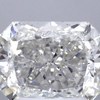 3.06 ct. Radiant Cut 3 Stone Ring, H, SI1 #4
