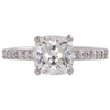 1.50 ct. Cushion Cut Solitaire Tiffany & Co. Ring, H, IF #1