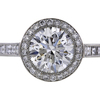 1.72 ct. Round Cut Halo Tiffany & Co. Bridal Set, G, VVS2 #2