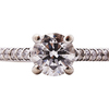 0.97 ct. Round Cut Solitaire Ring, H, SI1 #1