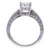 1.44 ct. Round Cut Bridal Set Ring, F, SI2 #4