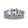 0.82 ct. Emerald Cut Bridal Set Ring, G, VS2 #3