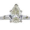 2.09 ct. Pear Cut 3 Stone Ring, L, I1 #3