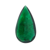 Green Emerald Pear Shaped Ring #4