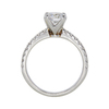 1.07 ct. Round Cut Bridal Set Ring, F, VS1 #4