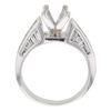 1.0 ct. Princess Cut Bridal Set Ring, K, VVS2 #4