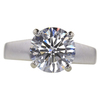 2.05 ct. Round Cut Solitaire Ring, F, SI1 #3