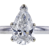 1.00 ct. Pear Cut Solitaire Ring, G, I1 #2