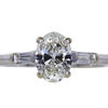 1.01 ct. Oval Cut 3 Stone Ring #1