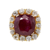 Mamie Eisenhower Ruby and Diamond Ring #1