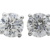 BVLGARI 2.00 CTW Stud Earrings : GIA 1.00 ct. Round Cut, H, VVS2, GIA 1.00  ct. Round Cut, I, VS1 #1