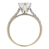 0.91 ct. Asscher Cut Bridal Set Ring, E, VVS2 #4