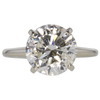 4.19 ct. Round Cut Solitaire Ring, J, I2 #3