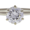 1.11 ct. Round Cut Solitaire Ring, H, SI1 #4