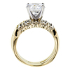 Antique GIA 2.02 ct. Round Cut Bridal Set Ring, F, I1 #2