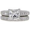 2.51 ct. Princess Cut Bridal Set Ring, G, VVS2 #3
