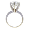 5.08 ct. Round Cut Solitaire Ring, J, I1 #4