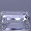 1.01 ct. Emerald Cut Bridal Set Ring, G, VS2 #2