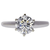 1.13 ct. Round Cut Solitaire Ring, H, SI1 #3