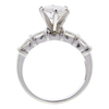1.39 ct. Round Cut Bridal Set Ring, H, VVS1 #4